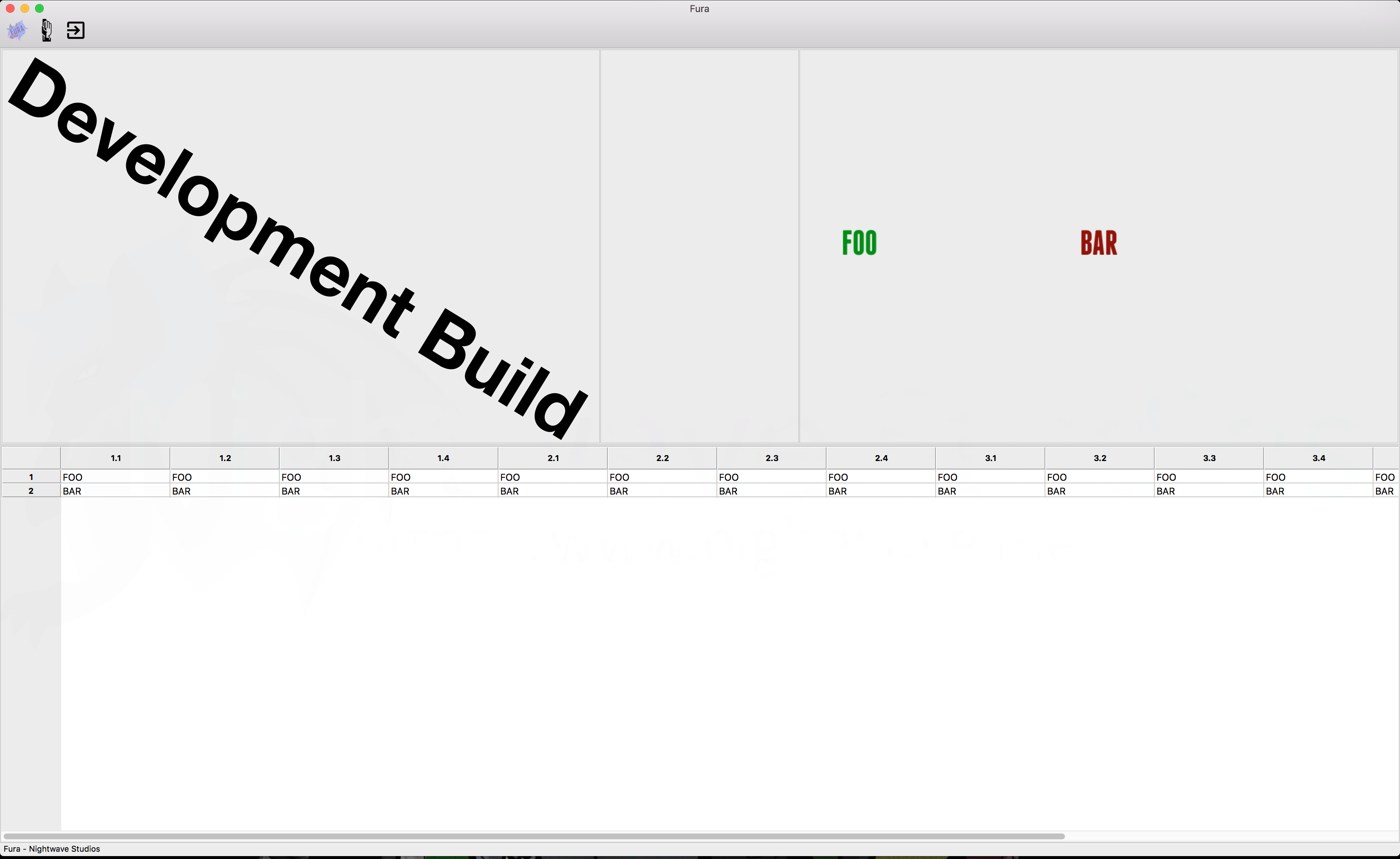 Development Build Early Screenshot of Fura